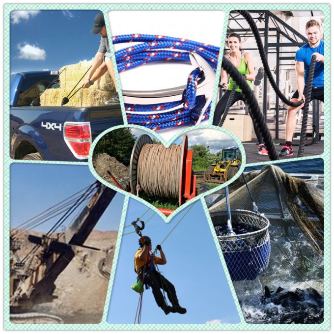 2 ~ 20mm Nylon cắm trại Guy Ropes Chống tia cực tím 573 Lbs cho Lều 0